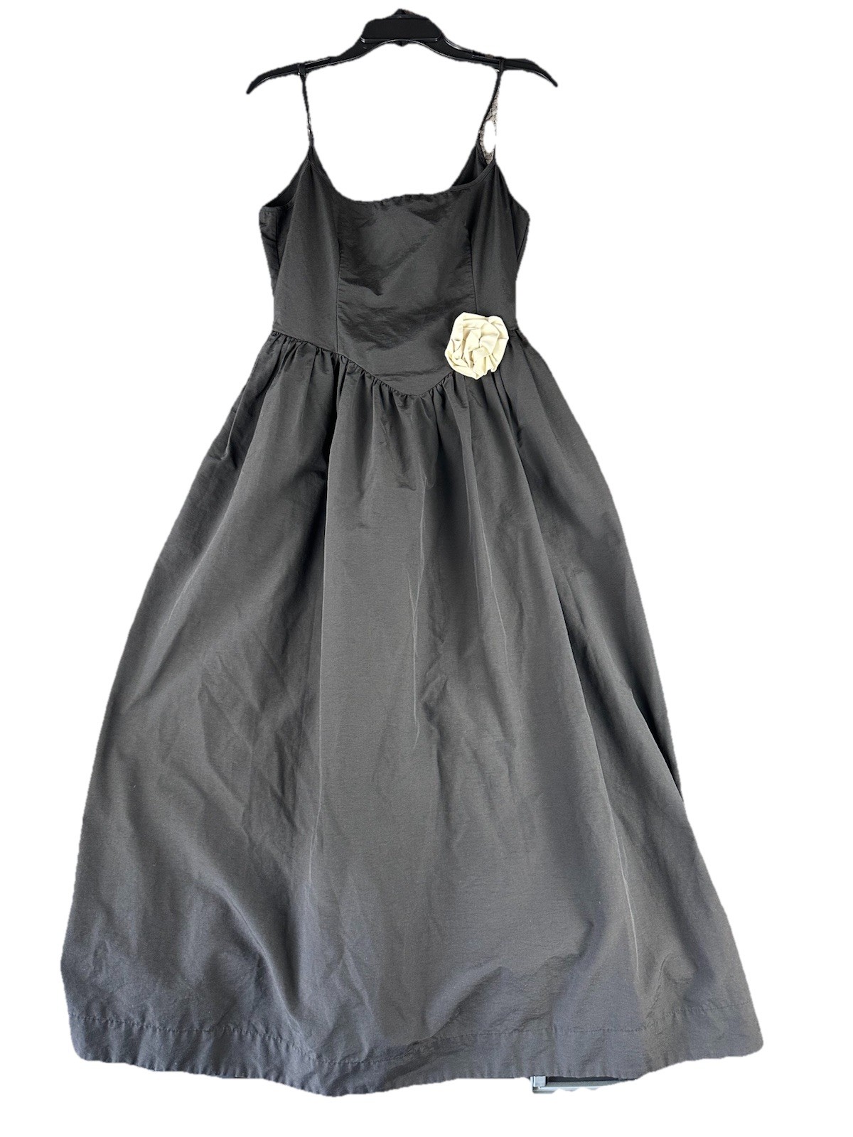 Ciao Lucia Womens Sleeveless Flower Accent Dress Black Size Medium M NWOT Ciao Lucia Womens Sleeveless Flower Accent Dress Black Size Medium M NWOT