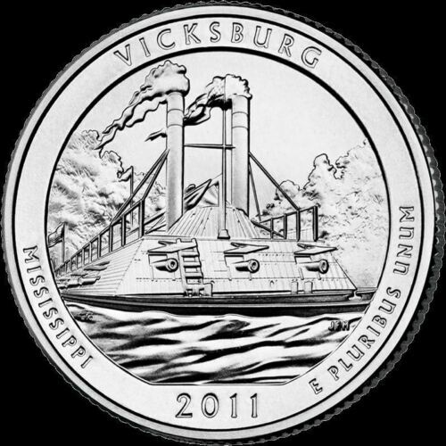 2011 P Vicksburg National Park Quarter Mississippi \ 2011 P Vicksburg National Park Quarter Mississippi \