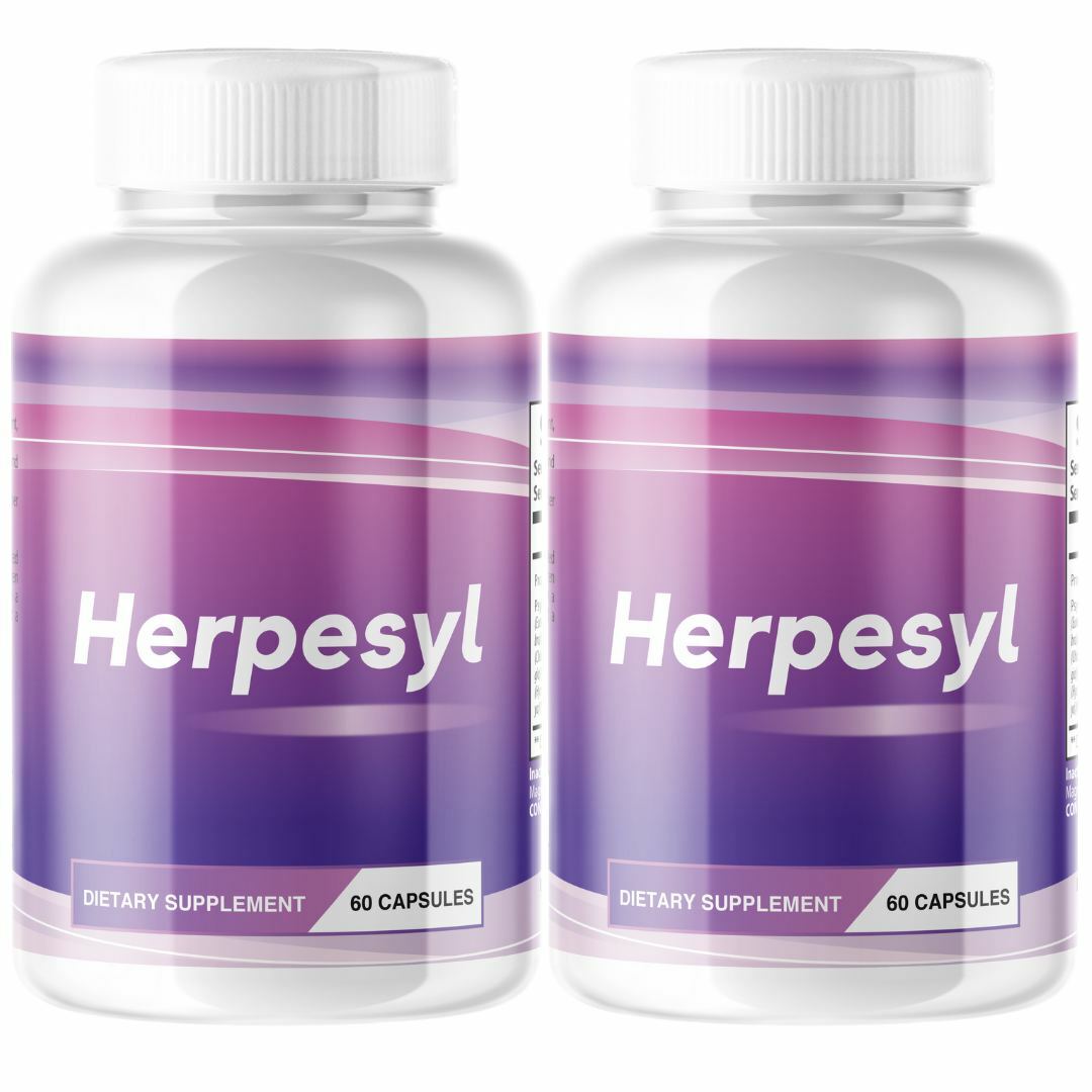 Herpesyl Stop The Spread Heal From The Outside In 120 Capsules - 2 Pack
