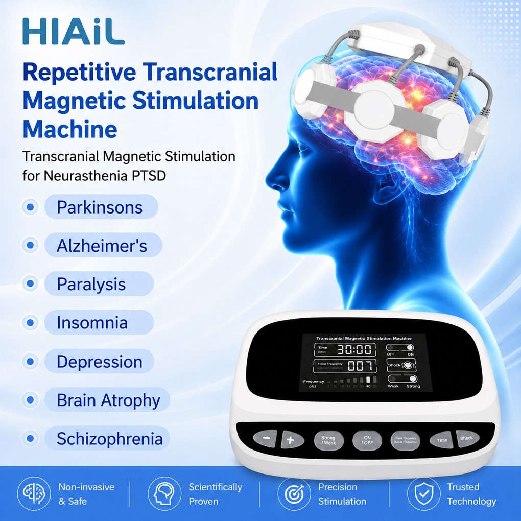 Repetitive Transcranial Magnetic Therapy Machine rTMS for Depression Migraine