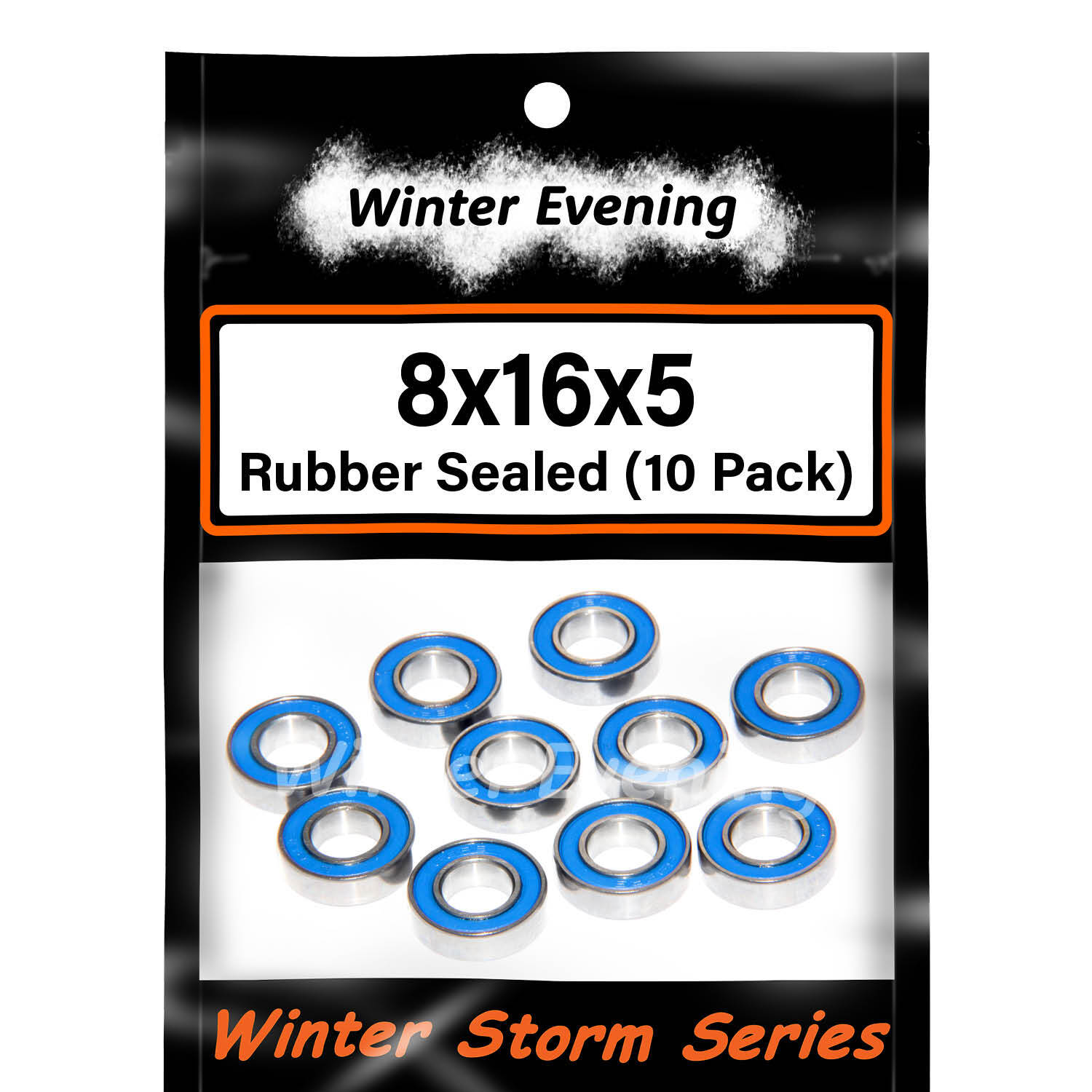Winter Evening - 8x16x5mm 688-2RS (10 Bearings)