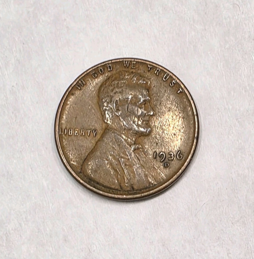 1936-D D/D Lincoln Wheat Rpm Double Die Obverse XF Condition. 1936-D D/D Lincoln Wheat Rpm Double Die Obverse XF Condition.