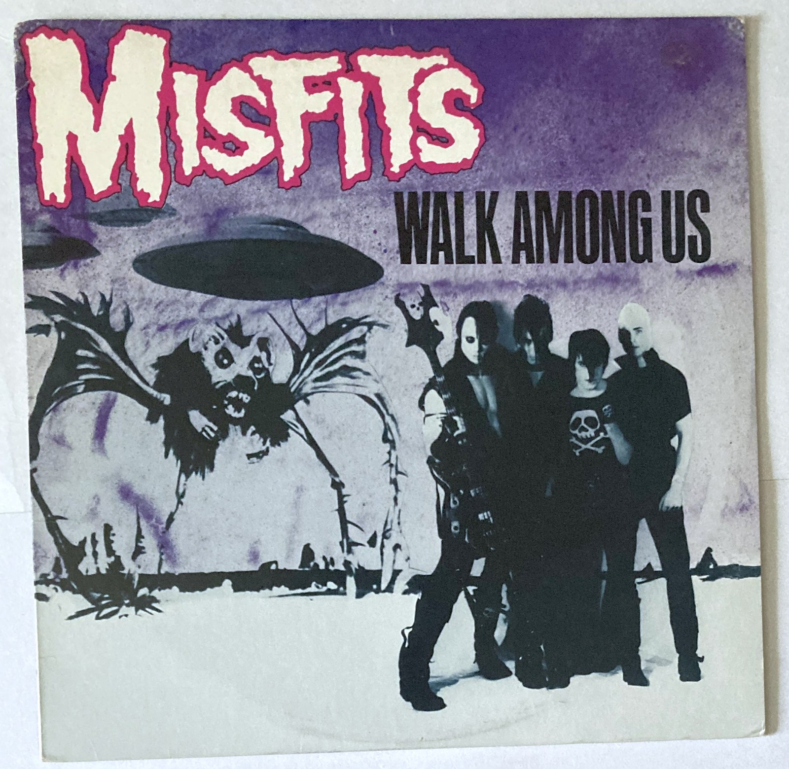 Misfits Walk Among Us 1982 2nd Press + Insert Danzig Samhain Horror Punk RARE LP
