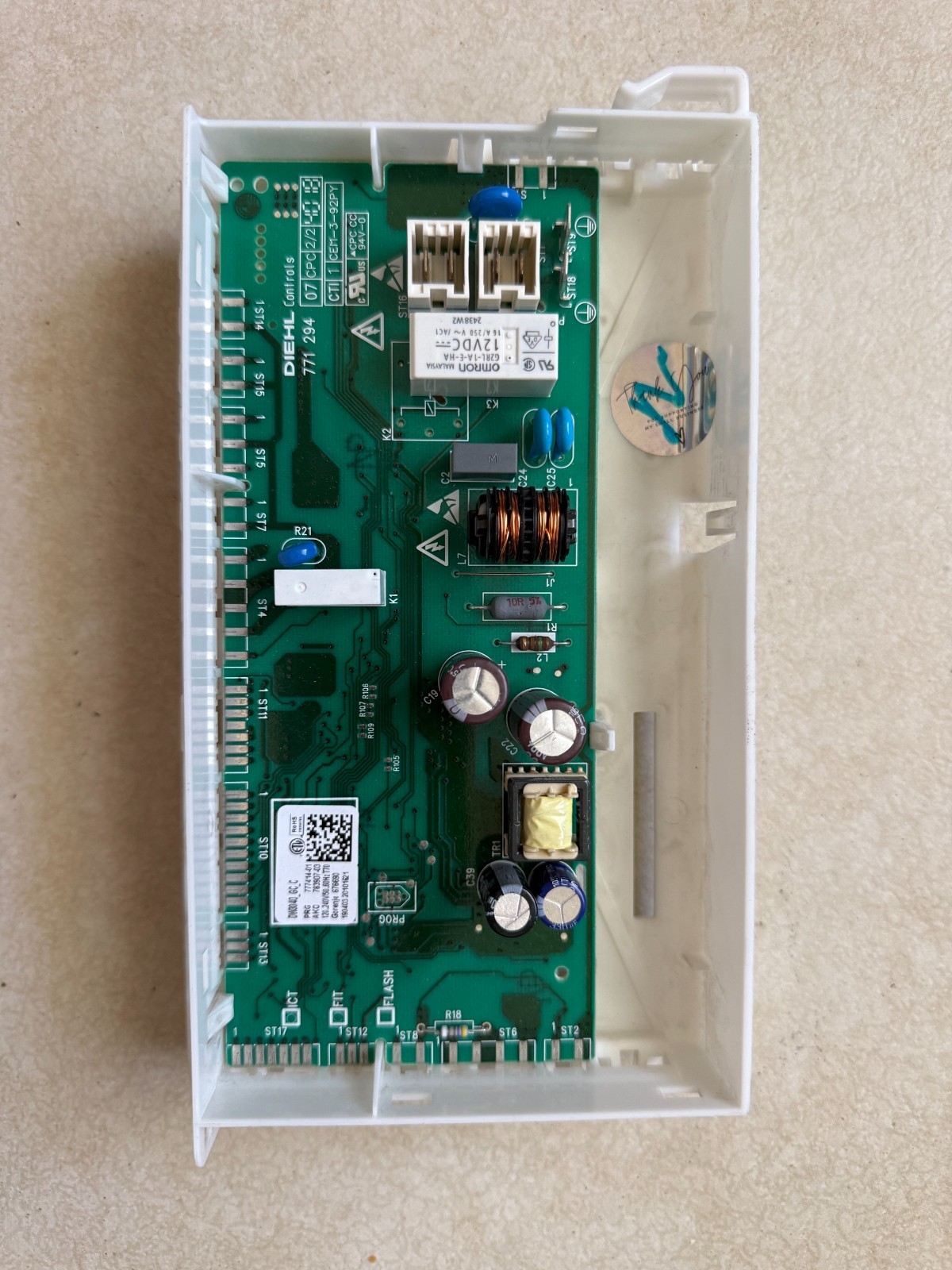 OEM ASKO Dishwasher Model: [DBI663IS.U] -  Main Board 777414-01, AKO 783907-03