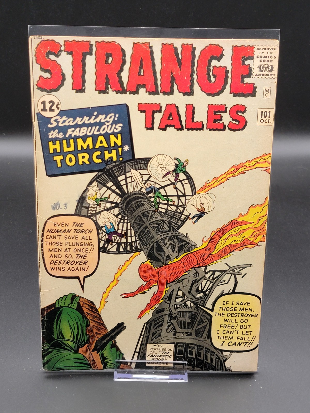 Strange Tales #101 • Marvel • 1962 • 1st Solo Human Torch Silver Age Story