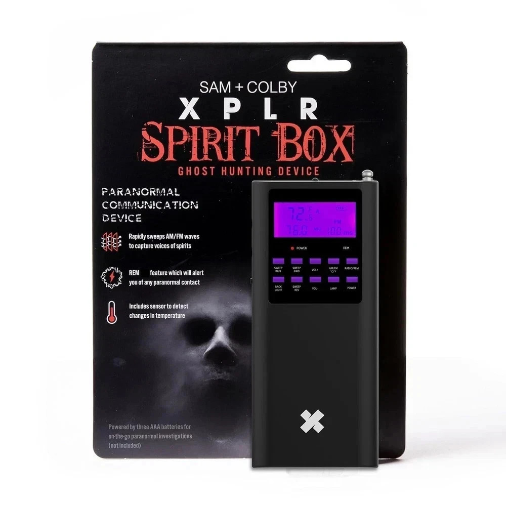Sam and Colby XPLR Spirit Box | Paranormal Detection Equipment; Haunted Survival Sam and Colby XPLR Spirit Box | Paranormal Detection Equipment; Haunted Survival