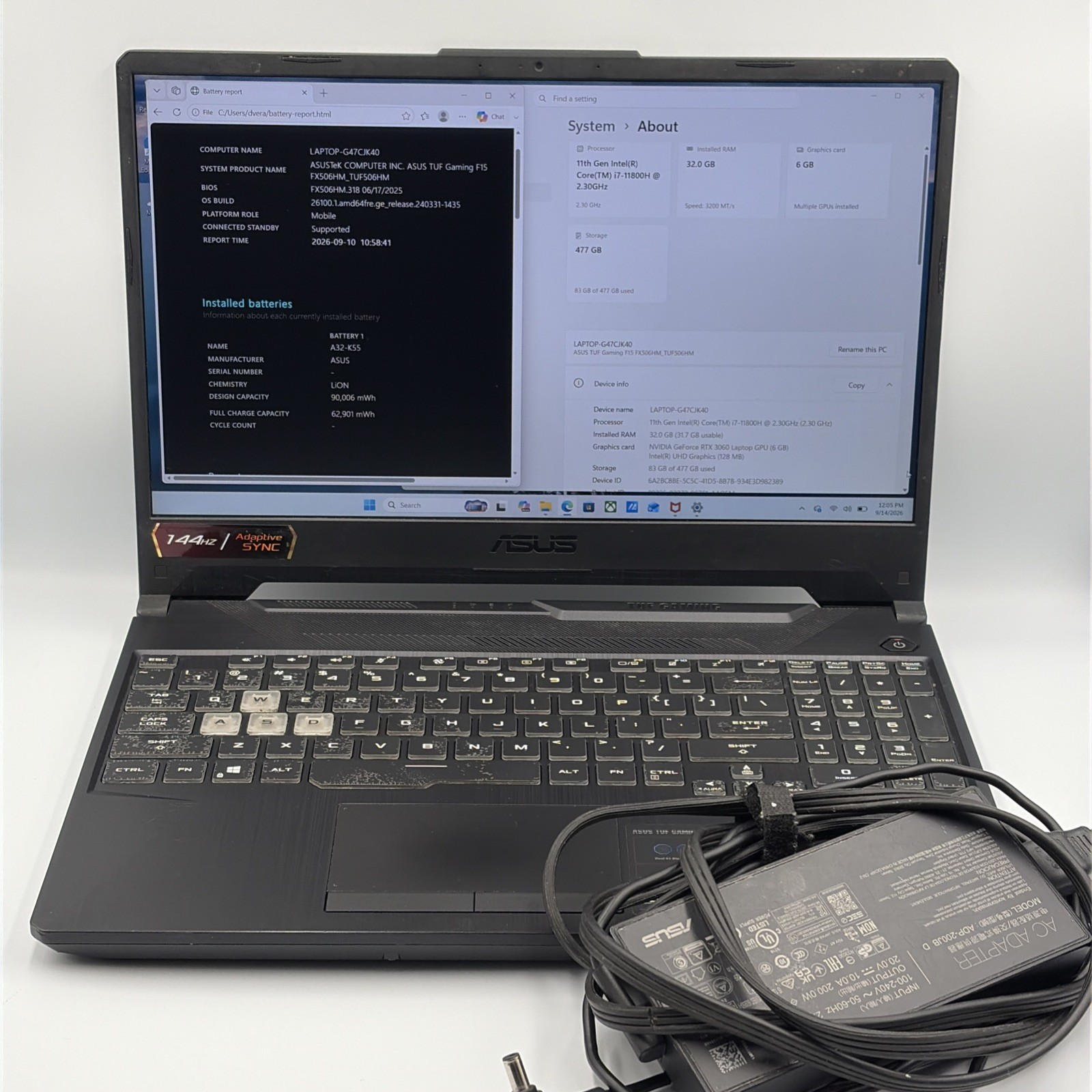 ASUS TUF F15 15.6