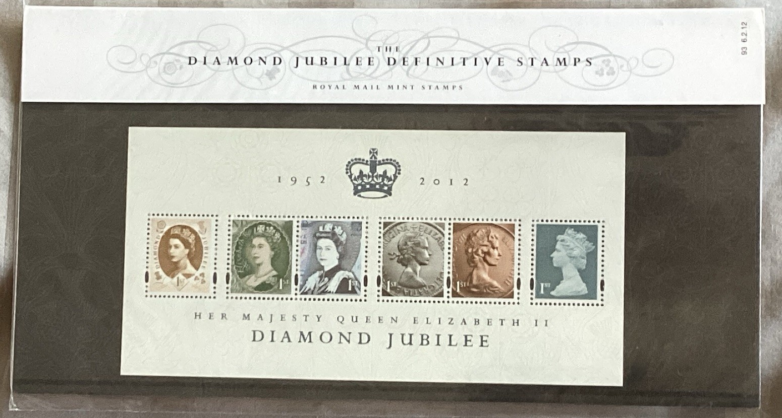 GB QEII 2012 Royal Mail QEII Diamond Jubilee Definitives MS Pres Pack Mint MNH GB QEII 2012 Royal Mail QEII Diamond Jubilee Definitives MS Pres Pack Mint MNH