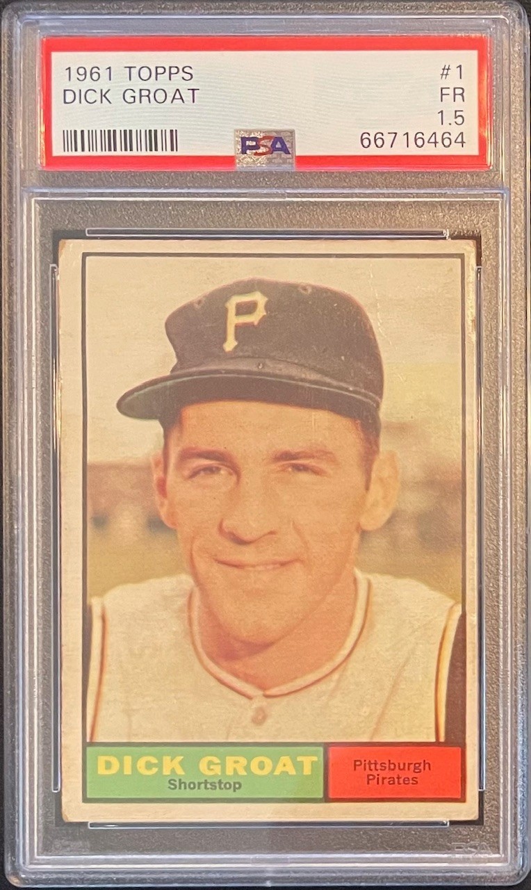 1961 Topps Baseball PSA Slabs Various Grades, YOU PICK #1-#200 1961 Topps Baseball PSA Slabs Various Grades, YOU PICK #1-#200