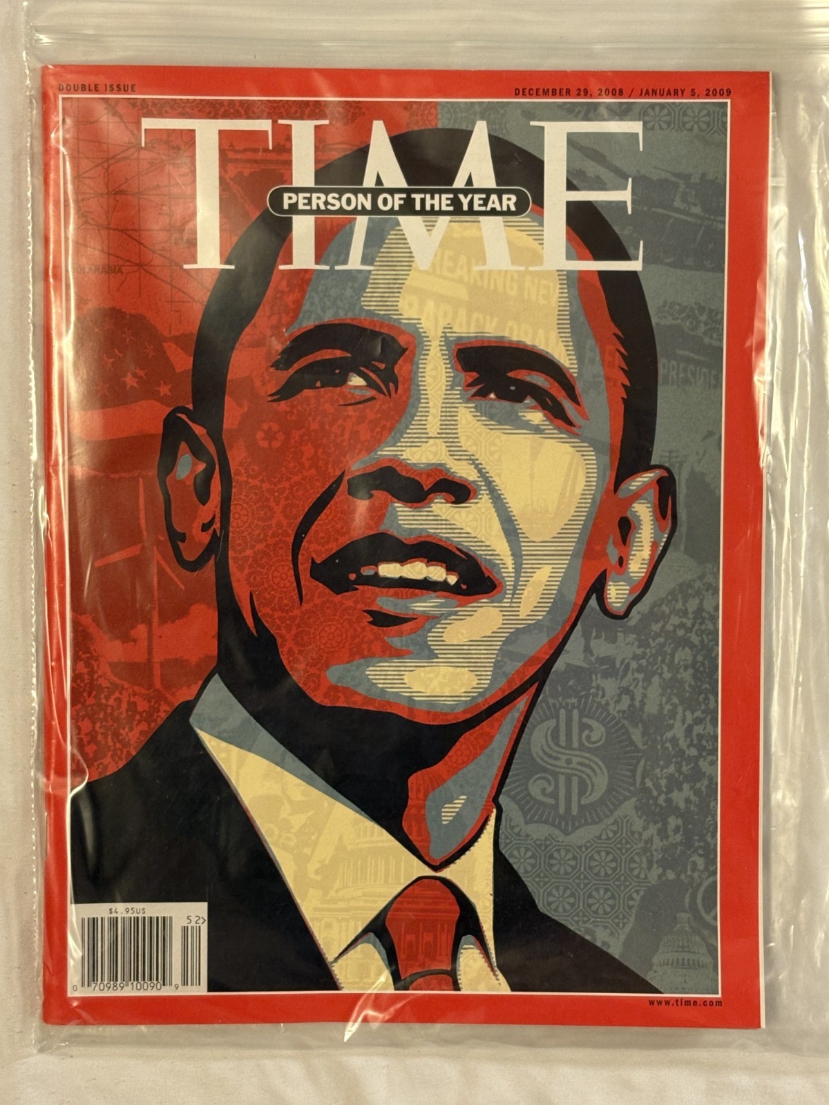 Time Magazine Barack Obama Person Of The Year 2008 Newsstand Edition Unread Time Magazine Barack Obama Person Of The Year 2008 Newsstand Edition Unread