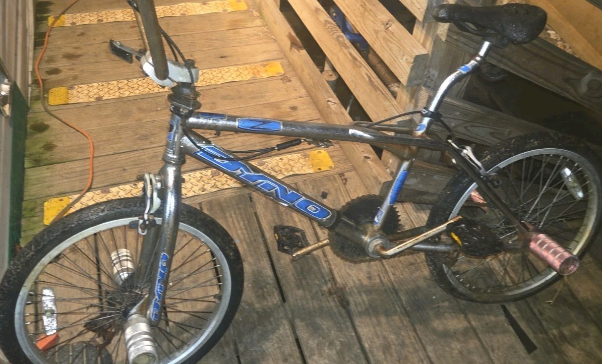 Vintage 1998 GT Dyno Zone BMX Bike Chrome All Original Mid School Survivor Rare