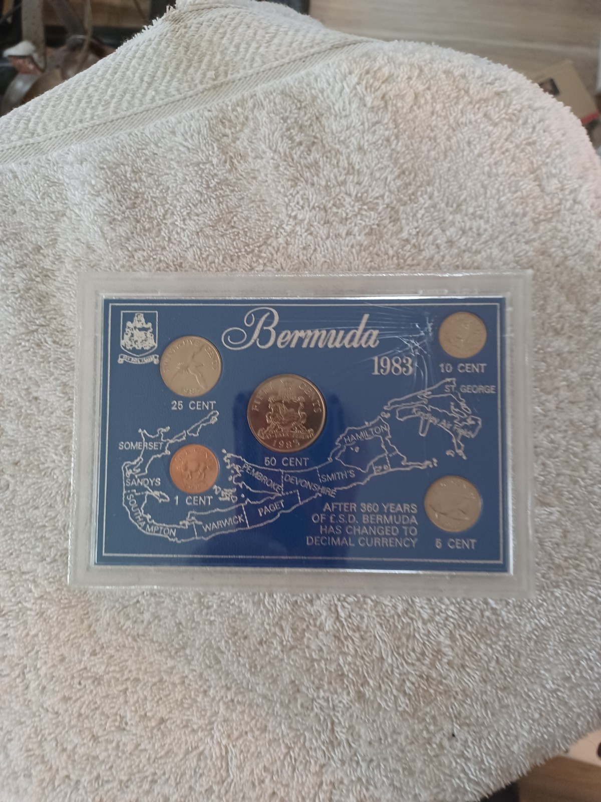 1983 Bermuda 5 Coin Set - Decimal Issues - 1, 5, 10, 25, 50 1983 Bermuda 5 Coin Set - Decimal Issues - 1, 5, 10, 25, 50