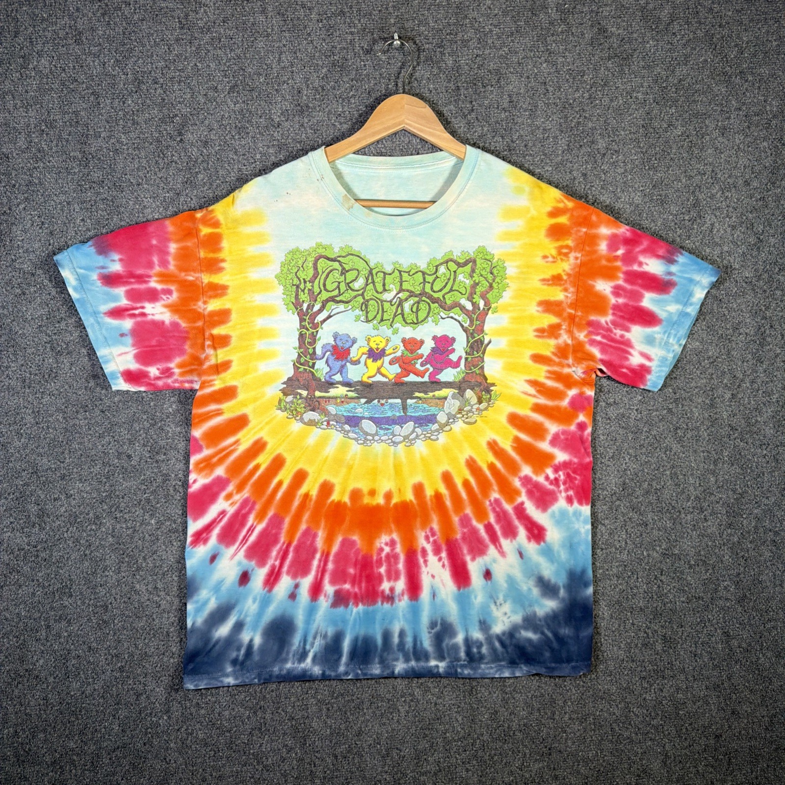 Vintage Grateful Dead Shirt Mens Large 90s 1997 Tie Dye Peace Nature Band Rare Vintage Grateful Dead Shirt Mens Large 90s 1997 Tie Dye Peace Nature Band Rare
