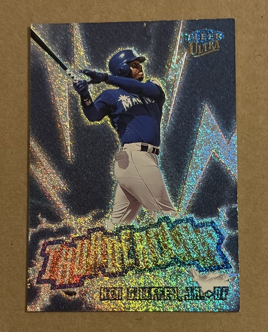 1999 Fleer Ultra Ken Griffey Jr. Thunderclap #10 TC Mariner See Pics RARE (1703)