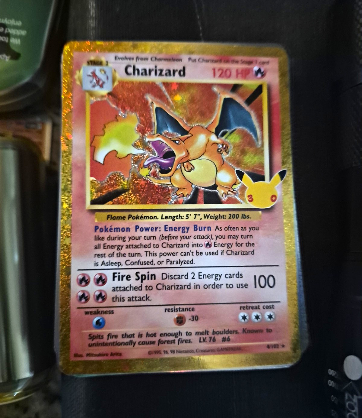 Wizards of the Coast Charizard 4/102 Base Set Holo Rare 1999 English 120 HP