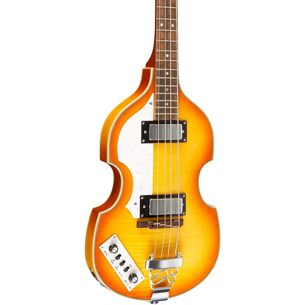 Rogue VB100LH LH Violin Bass Guitar Vintage Sunburst