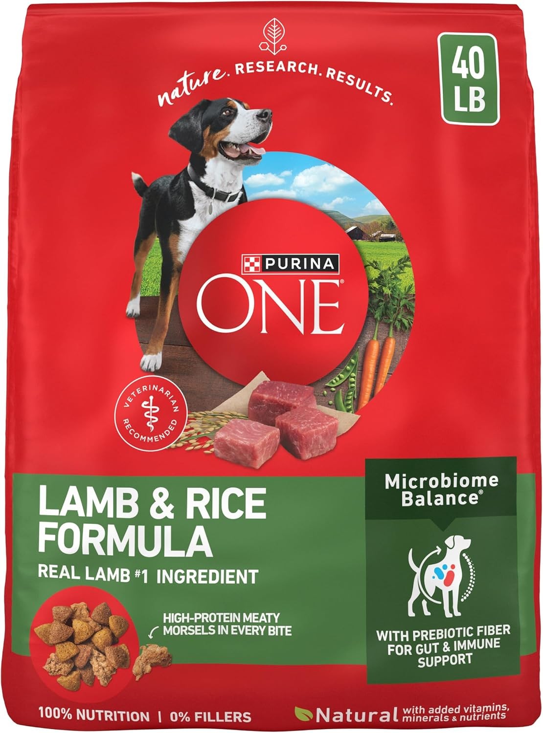 Purina ONE Natural Smart Blend Lamb & Rice Formula Dry Dog Food 40lb 