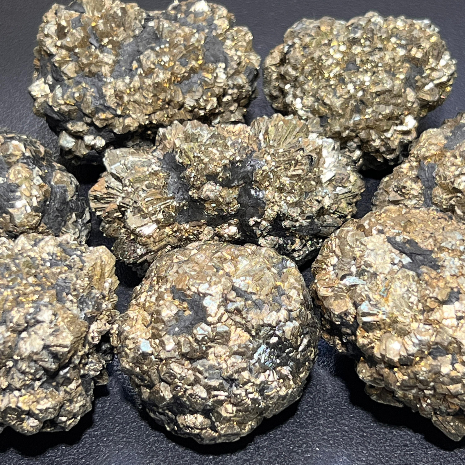 Marcasite Crystal Nodules Iron Pyrite Large Gold Nugget Rough Raw Wholesale