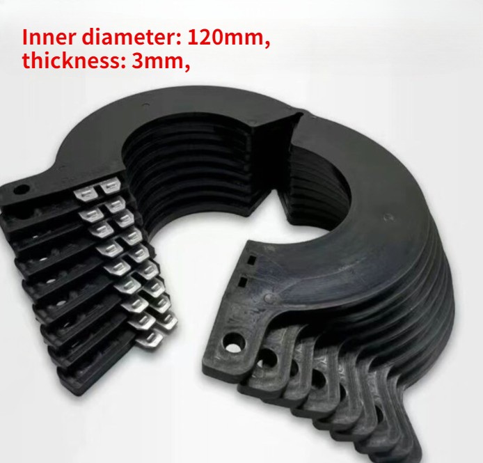10pc Bucket Pin Shim Kit 120mm for Excavator Skid Steer 3mm Thickness Detachable