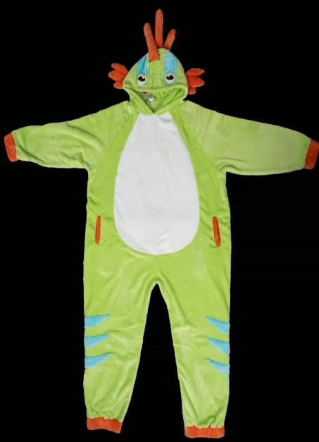 Blizzard World of Warcraft Murloc One-Piece Pajamas Backpack Plush Keychain Set
