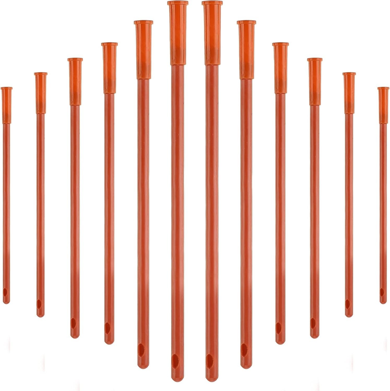 10 Pieces 15 Inch x 18 FR Rubber Enema Tubes, Colon Tubes