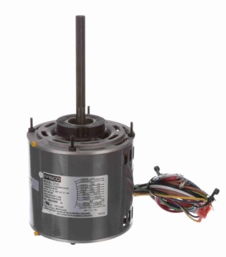 Fasco D703 Motor 1/2 hp 1075 RPM 3-Speed 208-230 Volts 5.6 in Diameter Fasco Fasco D703 Motor 1/2 hp 1075 RPM 3-Speed 208-230 Volts 5.6 in Diameter Fasco