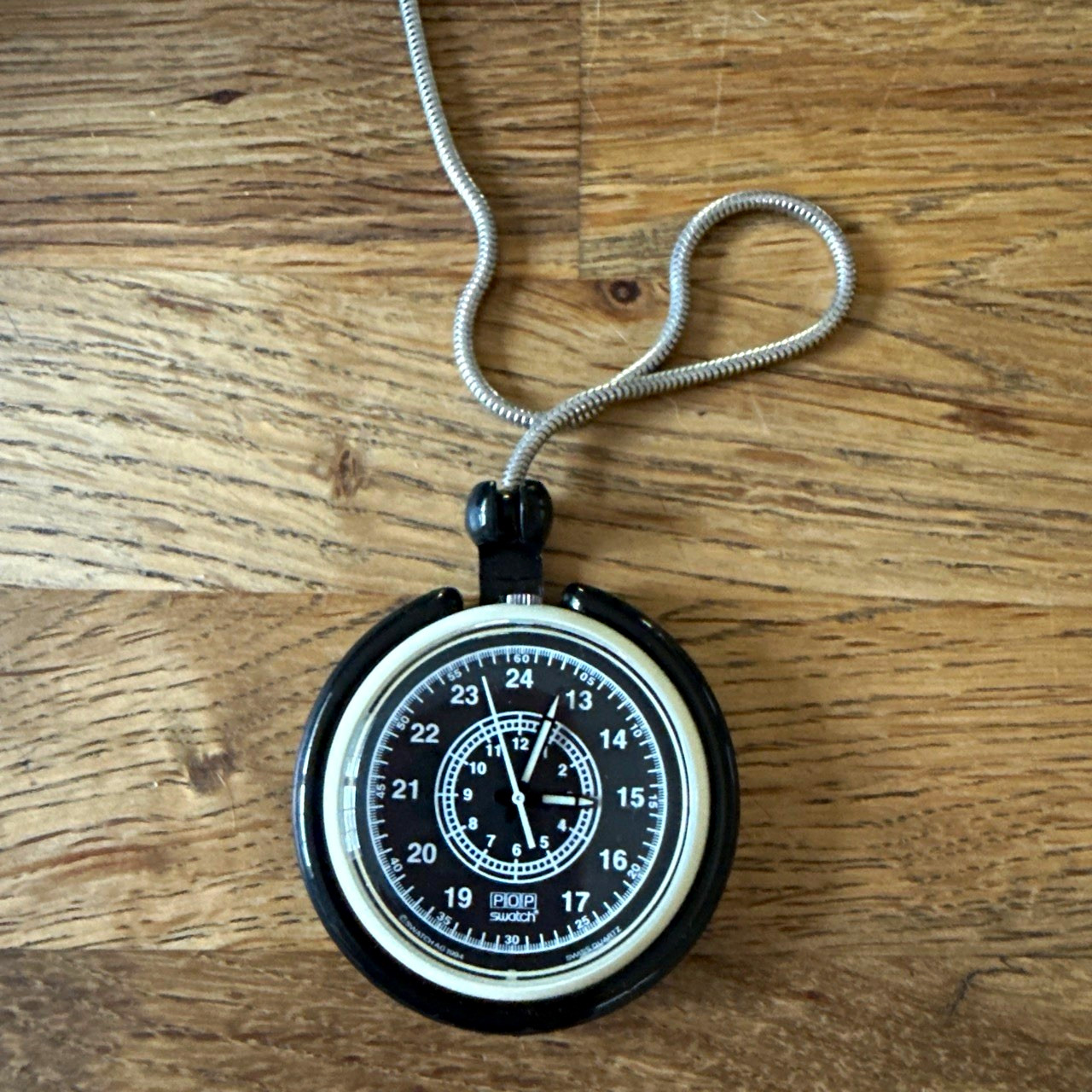 Swatch PUK104 Pop Pocket Watch Black Dial Olympics 1996 Swiss Made PUK104 Swatch PUK104 Pop Pocket Watch Black Dial Olympics 1996 Swiss Made PUK104