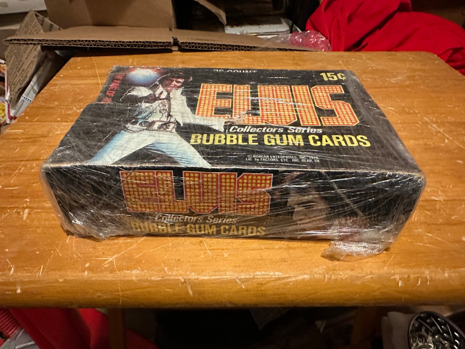 1978 Donruss Elvis Collectors Series Bubble Gum Cards, Full Box Sealed Wax Packs