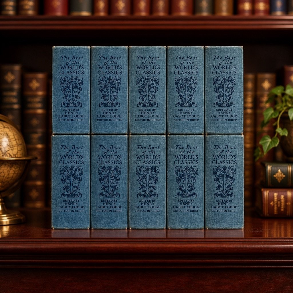 1909 The Best of the World’s Classics Henry Cabot Lodge Complete 10 Vol Set