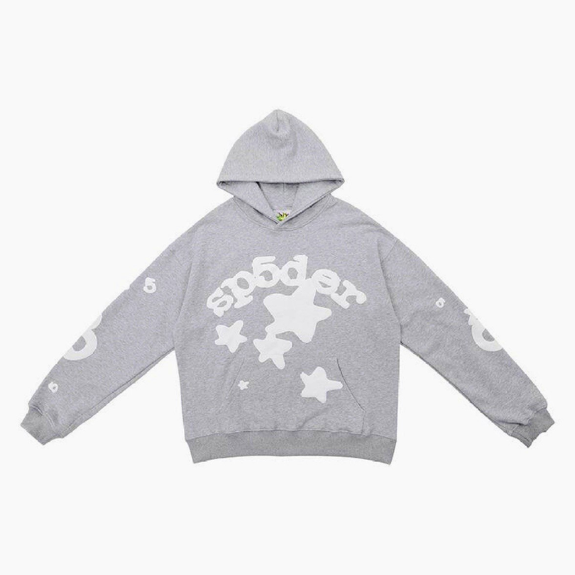 Sp5der Beluga Hoodie Heather Grey any size Sp5der Beluga Hoodie Heather Grey any size
