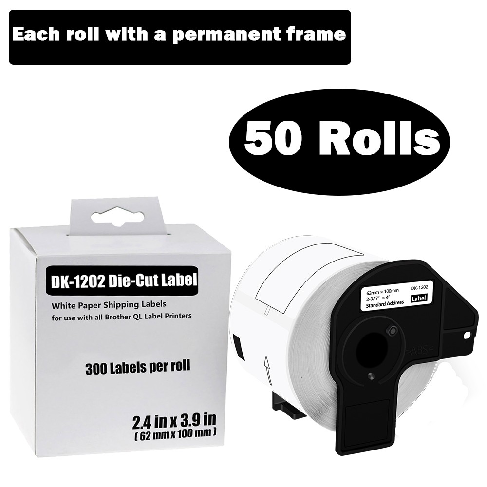 62mmx100mm 50ROLLS Shipping Label 2-3/7\