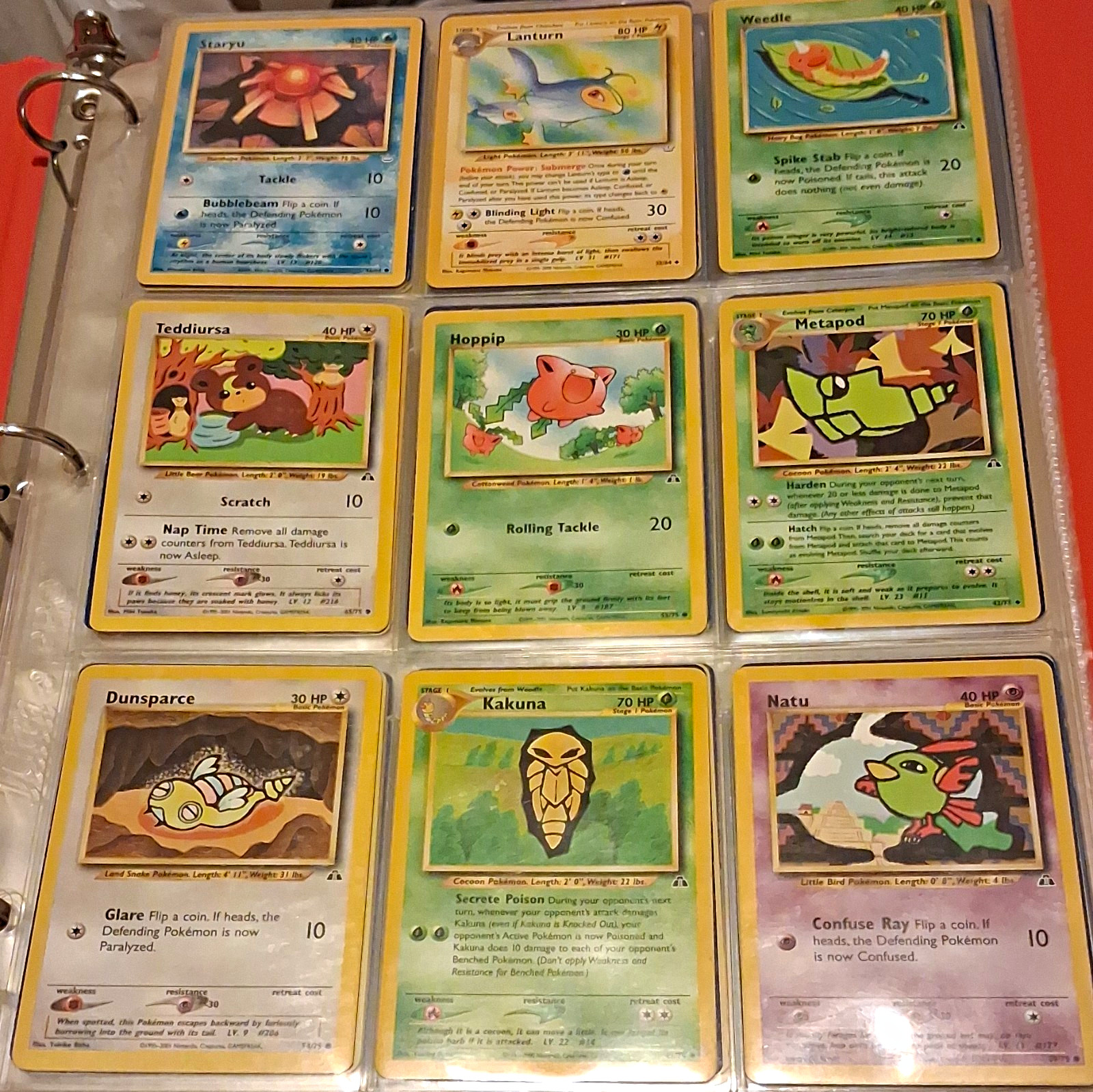 350+ vintage Base set Pokemon no photo Neo Genesis/Discovery +10 pages no photo 
