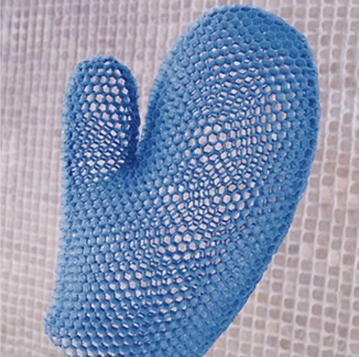 Supracor Stimulite Honeycomb Bath Mitt All Blue