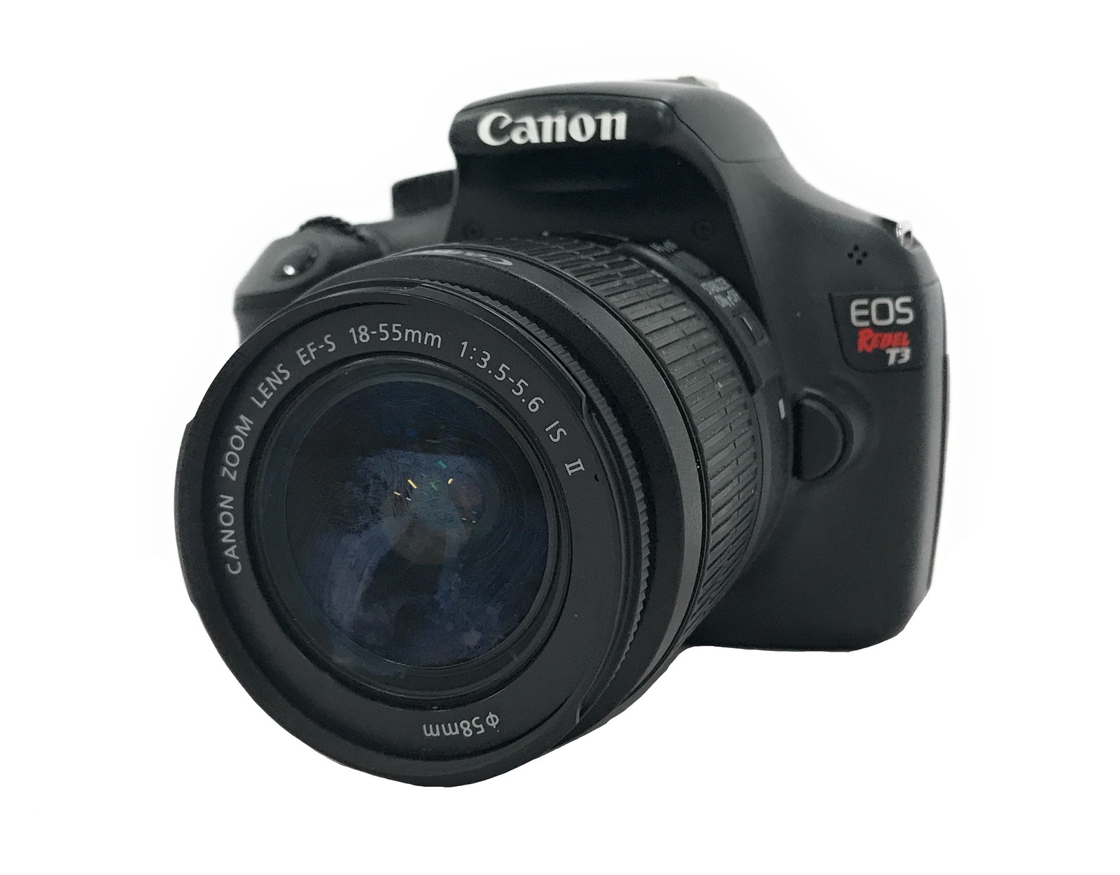 Canon EOS Rebel T3 DSLR Camera w/ EFS IS II 18-55mm f/3.5-5.6 Macro Lens