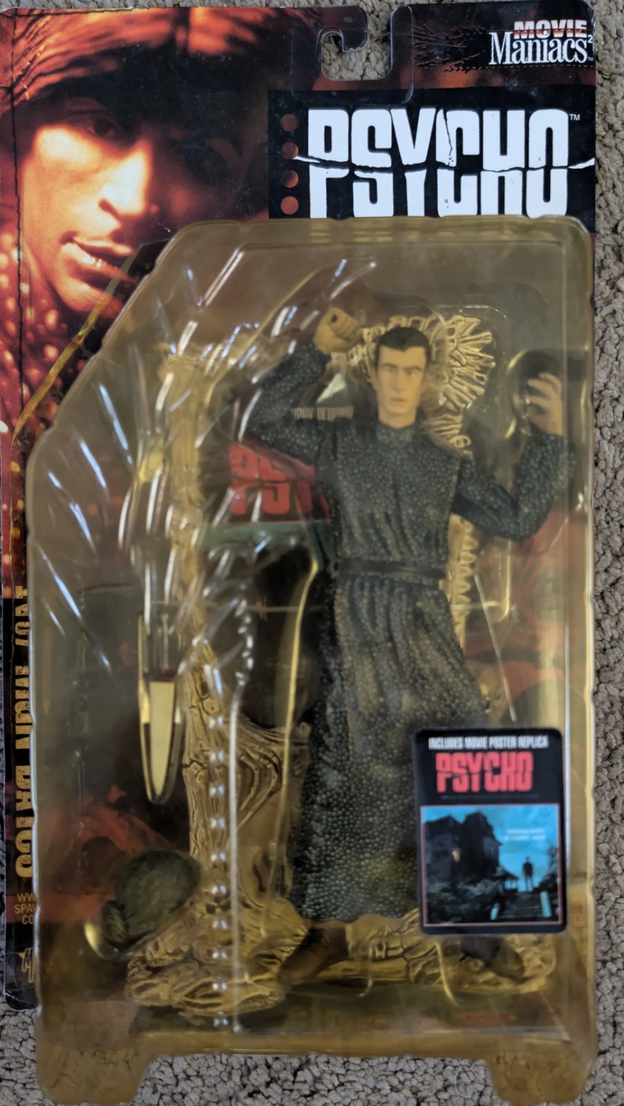 Movie Maniacs Psycho Norman Bates McFarlane 1999 Figure Vintage NIP