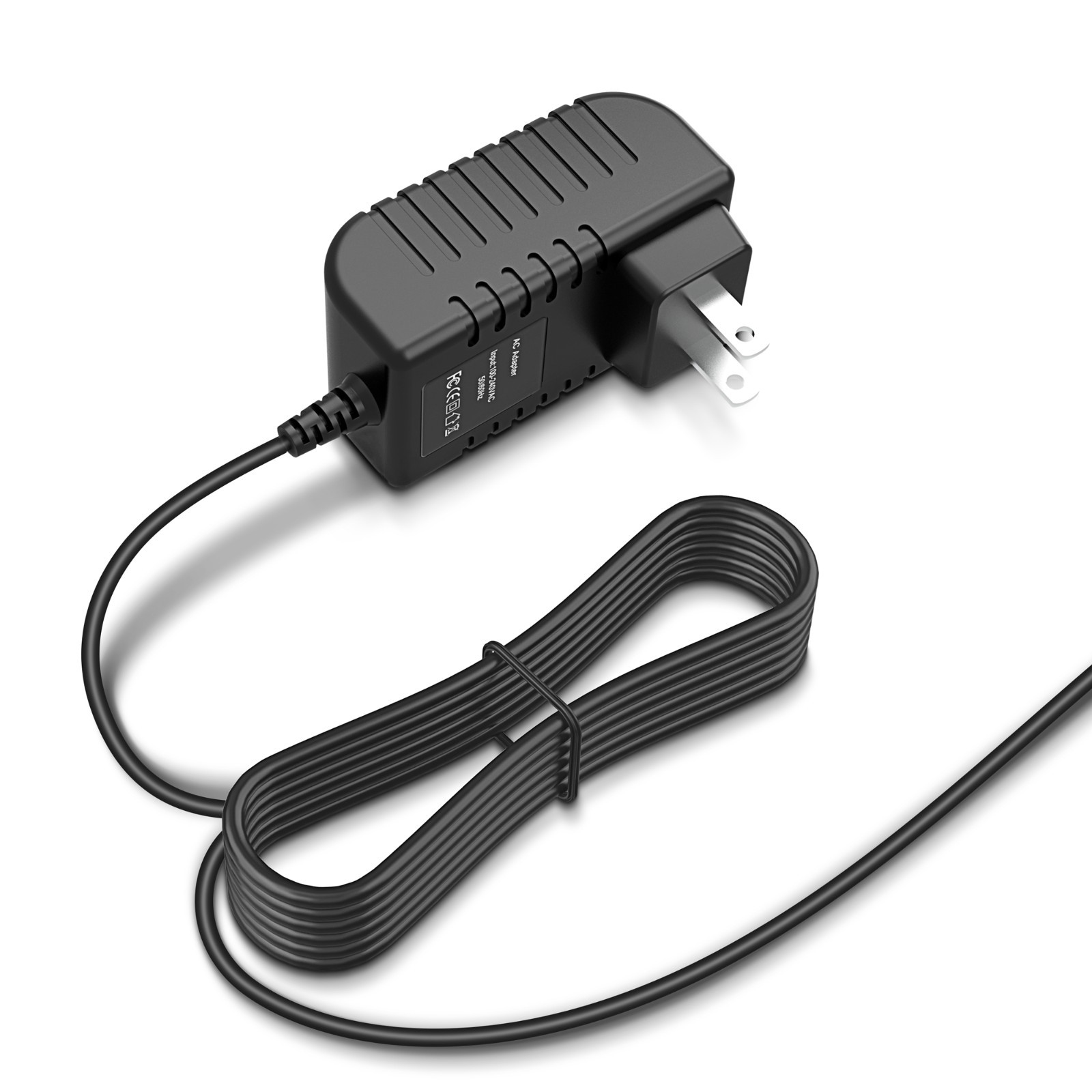 6V 1A AC Adapter Power Supply AC to DC Plug 5.5 x 2.1mm & 2.5mm Negative Center