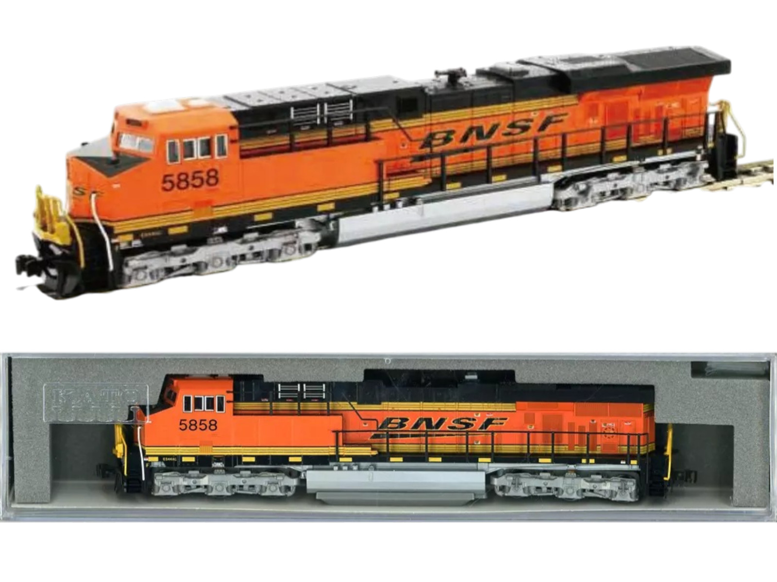 KATO GE ES44AC BNSF Swoosh #5858 N Scale 1:160 176-8958 Diesel New From Japan