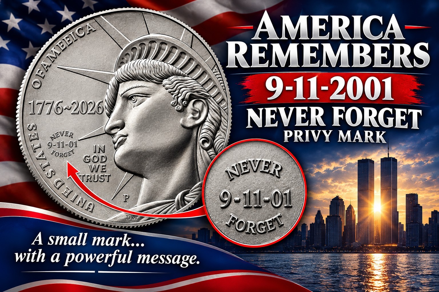 2026 P&D Half Dollars - Free 9/ll Privy Half Dollar w/each purchase