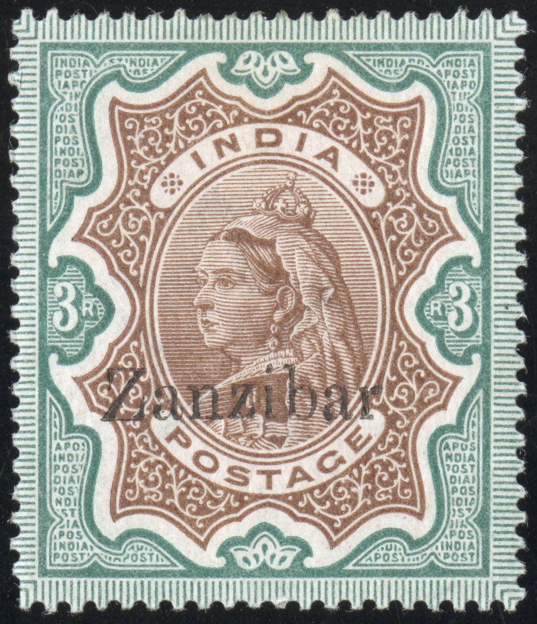 Zanzibar Stamps # 15 MLH XF Scott Value $110.00