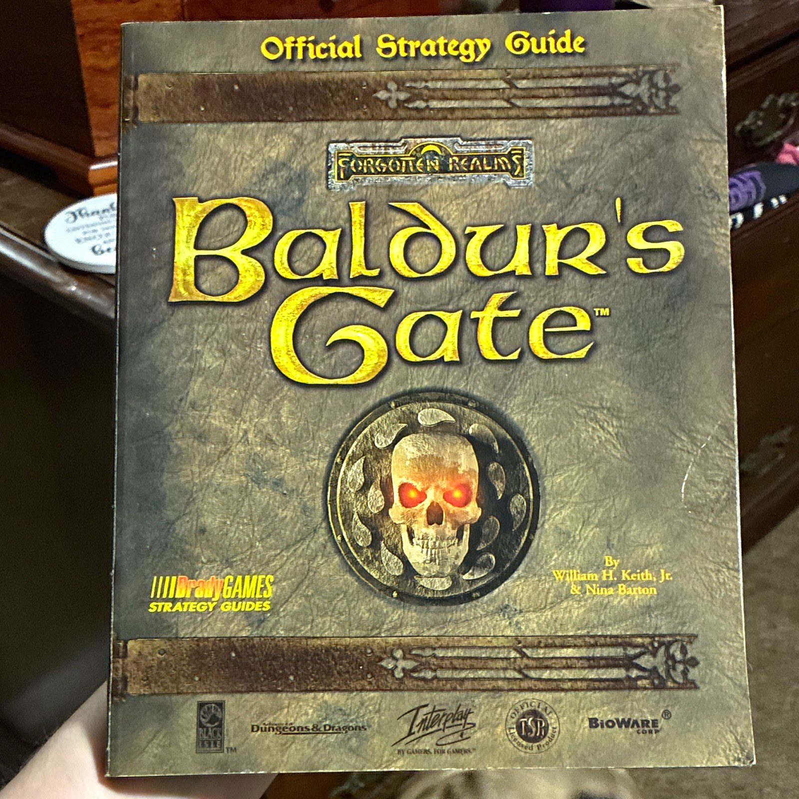BradyGames Baldur\'s Gate Official Strategy Guide Forgotten Realms 1998