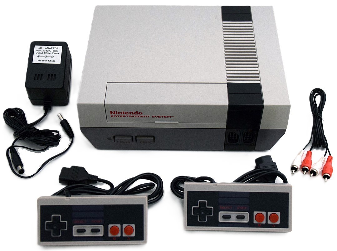 ORIGINAL Nintendo Entertainment System Video Game Bundle Set Kit NES Console OG