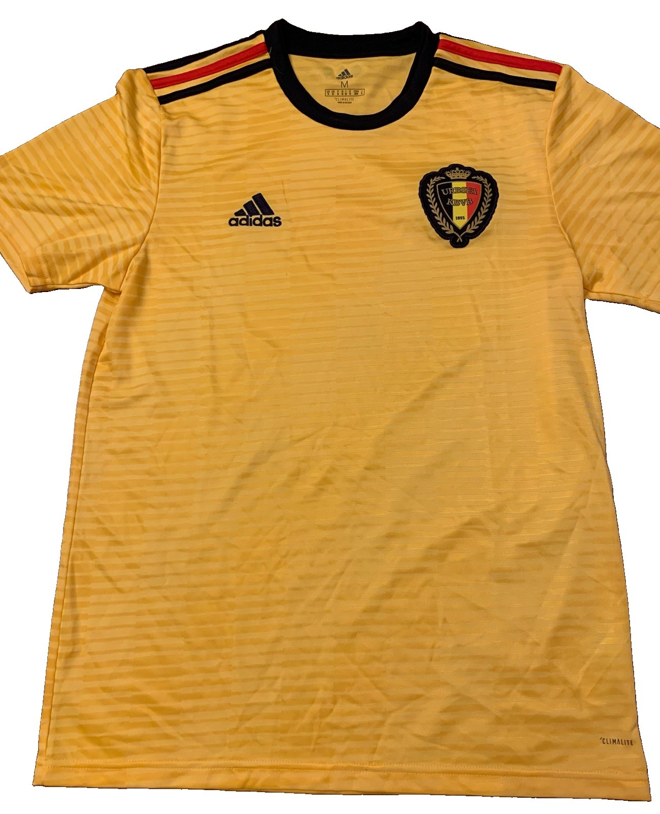 Belgium National Team 2018/19 Away Football Shirt Adidas Climalite Men\'s M