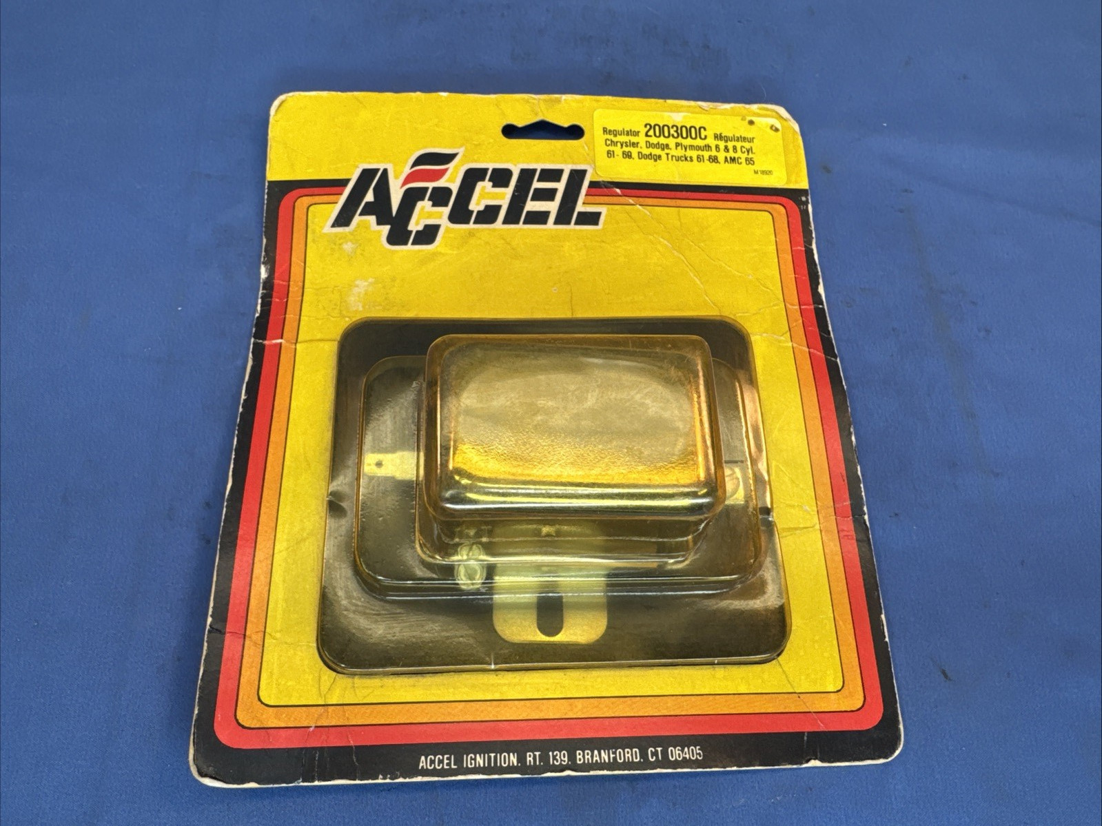 1961-69 NOS Dodge Plymouth Chrysler Accel 200300C Electronic Voltage Regulator 1961-69 NOS Dodge Plymouth Chrysler Accel 200300C Electronic Voltage Regulator