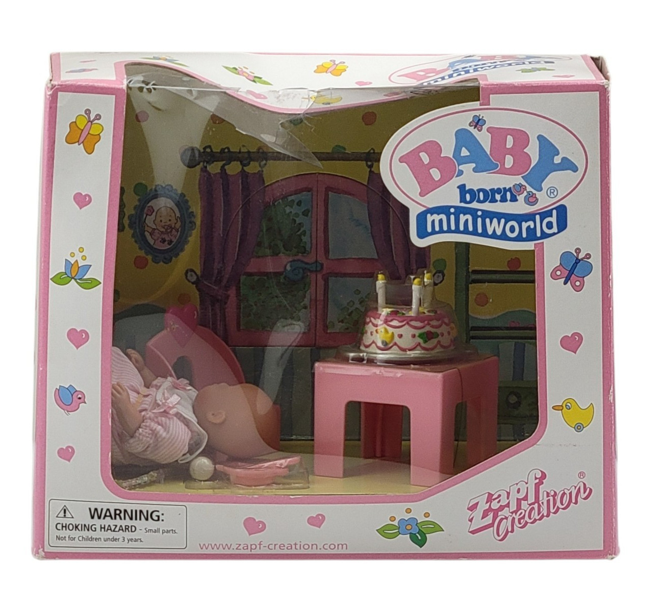 Zapf Creation Baby Born Miniworld Birthday Party Miniature Set - **LOOSE DOLL** Zapf Creation Baby Born Miniworld Birthday Party Miniature Set - **LOOSE DOLL**