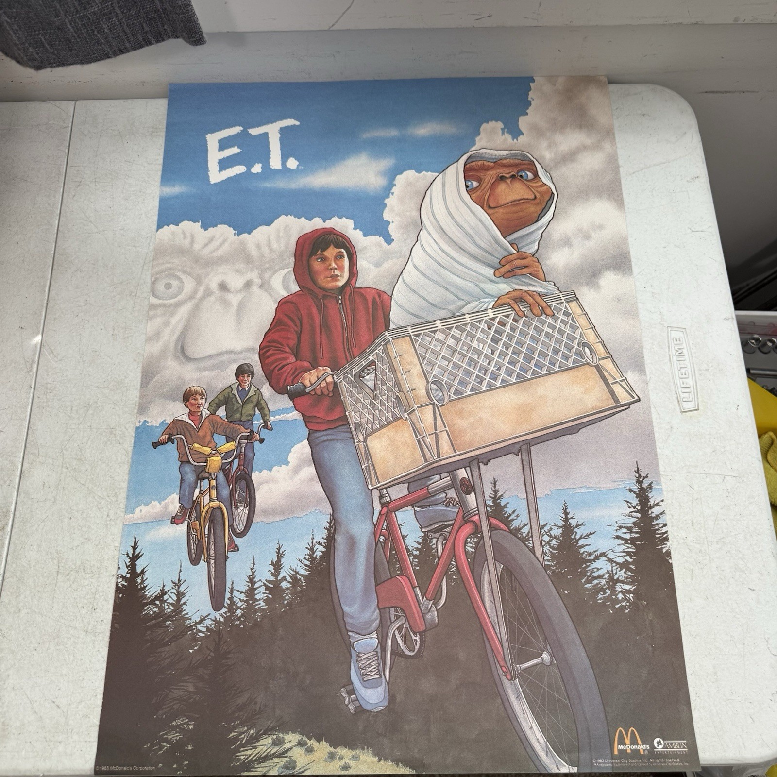 Vintage 1985 McDonalds Promo E.T. Poster 17x24 E.T. Movie Vintage 1985 McDonalds Promo E.T. Poster 17x24 E.T. Movie