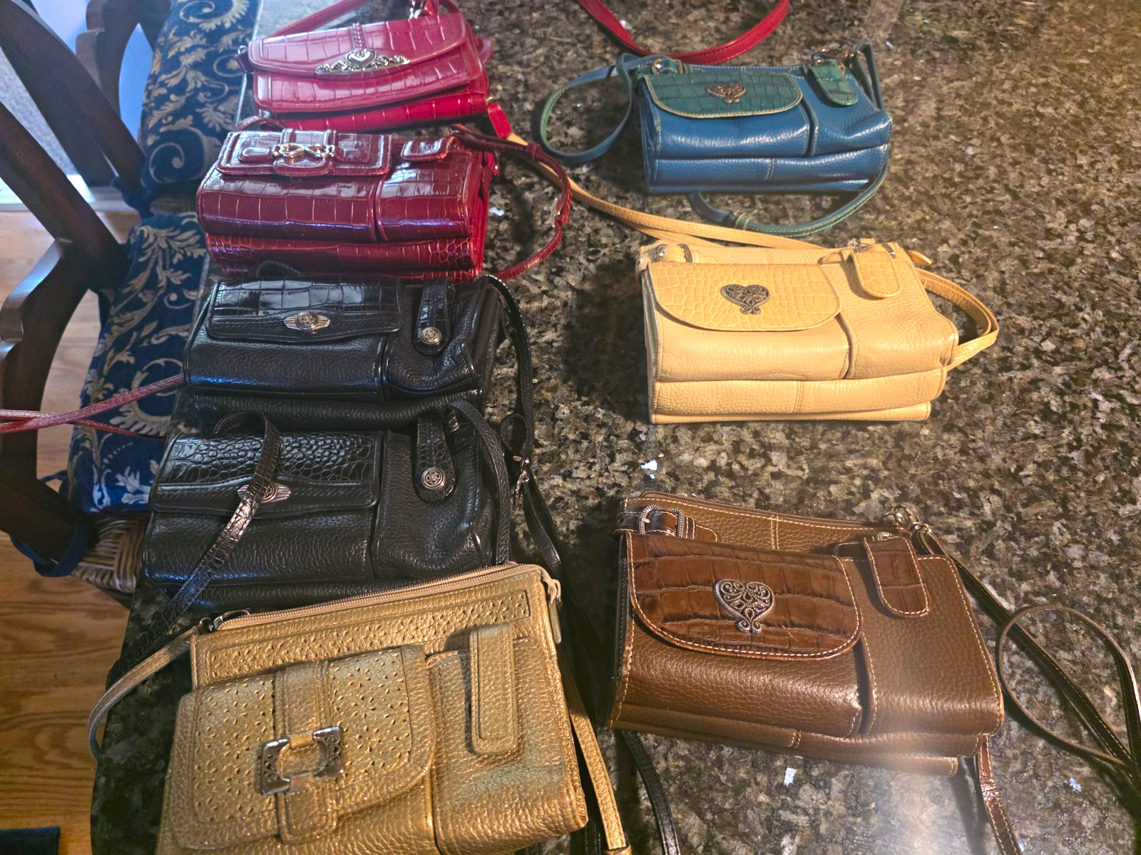 Lot of 8 vintage BRIGHTON Purses Small Crossbody Lot of 8 vintage BRIGHTON Purses Small Crossbody