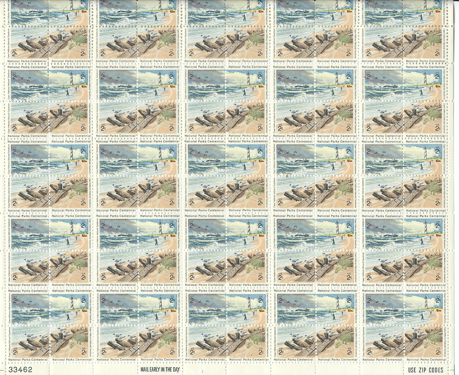 Scott #1448/51... 2 Cent...National Parks...Sheet of 100 Scott #1448/51... 2 Cent...National Parks...Sheet of 100