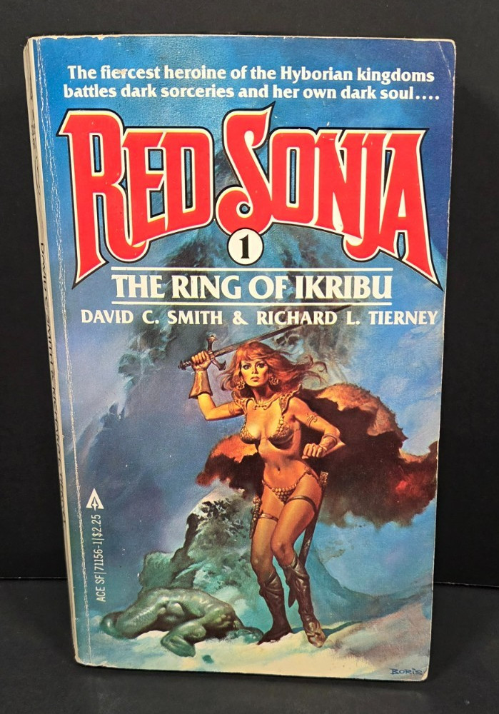 RED SONJA #1 THE RING OF IKRIBU Ace 1981 PC Boris Vallejo art Hyborian Fantasy
