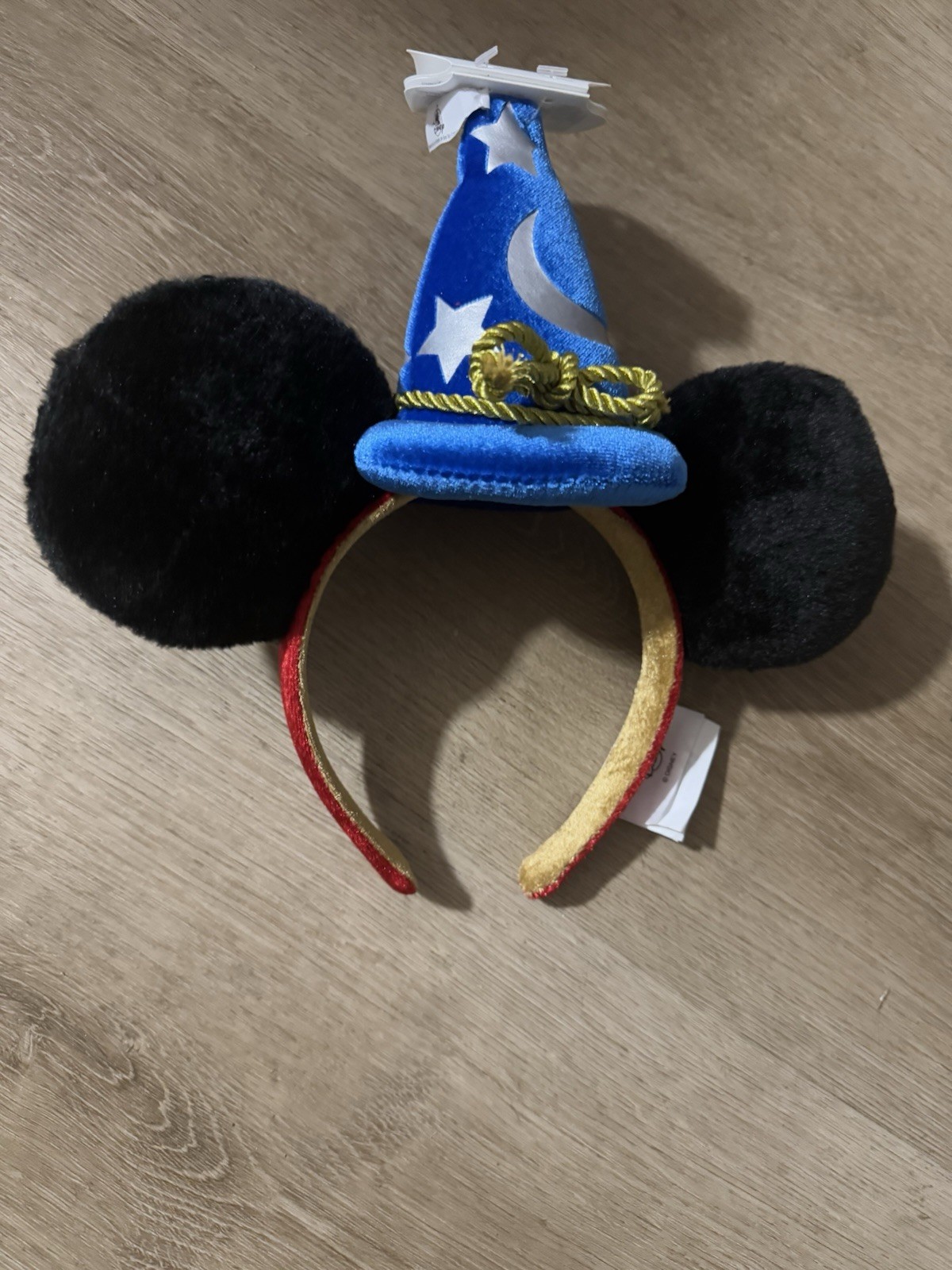 2025 Disney Parks Sorcerer Mickey Fantasia Hat Ears Headband New Authentic USA 2025 Disney Parks Sorcerer Mickey Fantasia Hat Ears Headband New Authentic USA