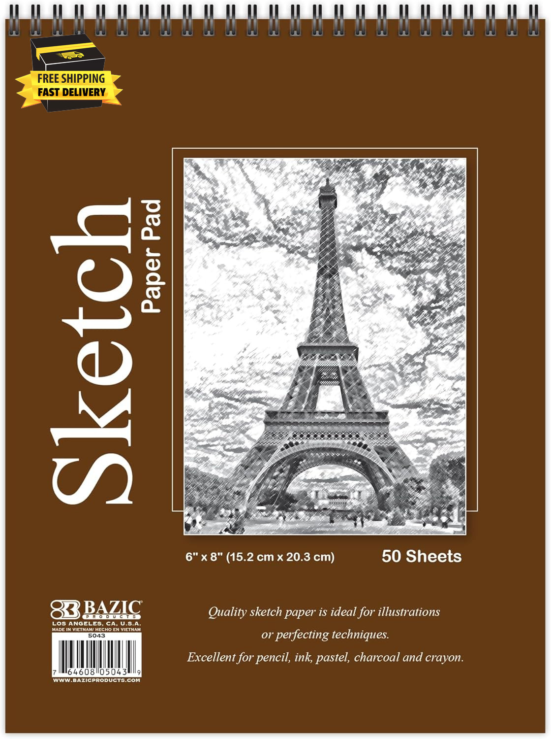 BAZIC Sketch Pad 50 Sheet 6\